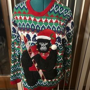 Holiday time nwt ugly sweater size large with bells